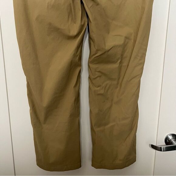 Eddie Bauer Tech Pants Mens 38x30 Tan Fleece Lined Nylon Cargo Stretch Outdoors - Picture 8 of 15